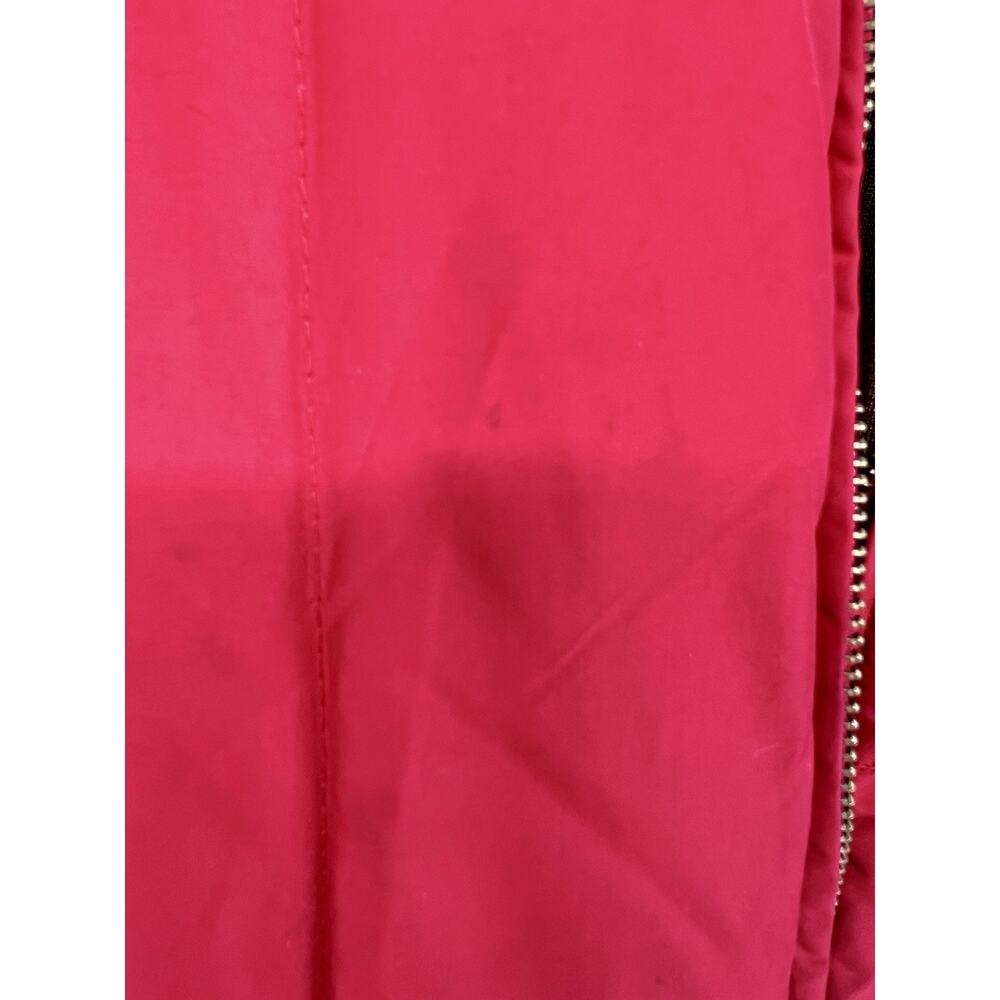 Eddie Bauer Goose Down Puffer Jacket XL Tall Red Quilted Full Zip Mens Outdoor - Picture 11 of 16